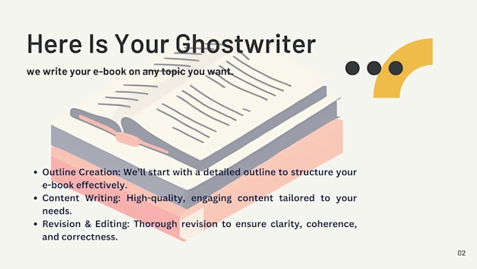 be your ebook ghostwriter