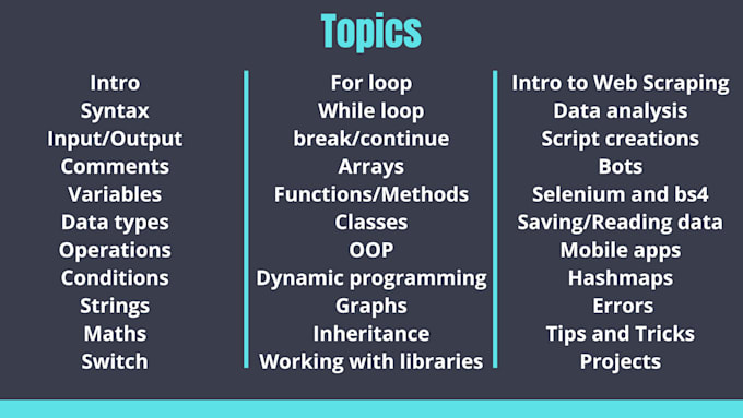 do programming and coding tutoring in python and javascript