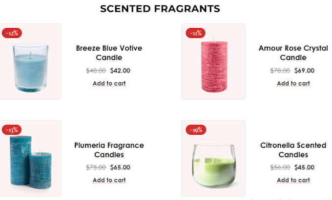 design profitable candle shopify store lightning website candle dropshipping