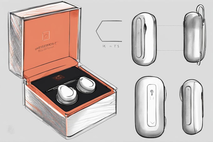 develop industrial and product design concept by sketches