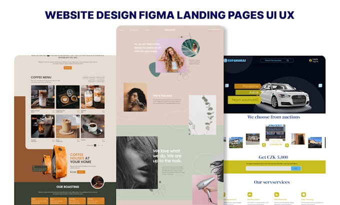 design or redesign your website figma design
