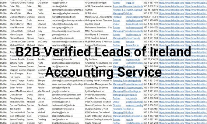 do b2b lead generation for any industry and location
