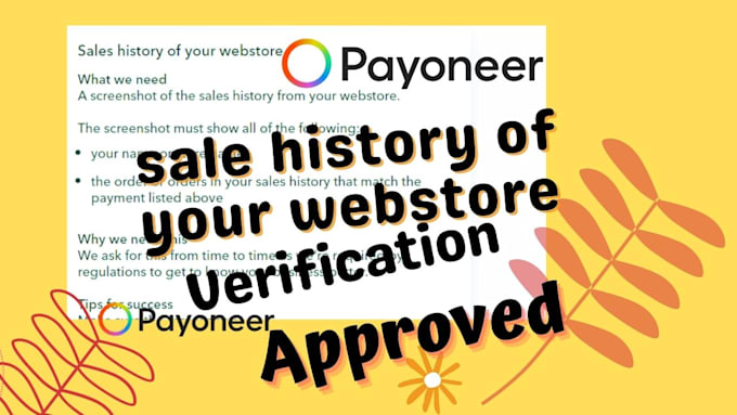 email correspondence with your payer payoneer