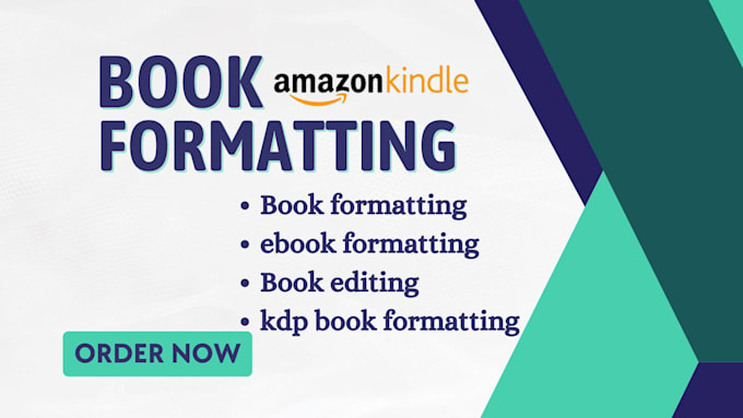 do  book formatting and layout design for amazon kdp