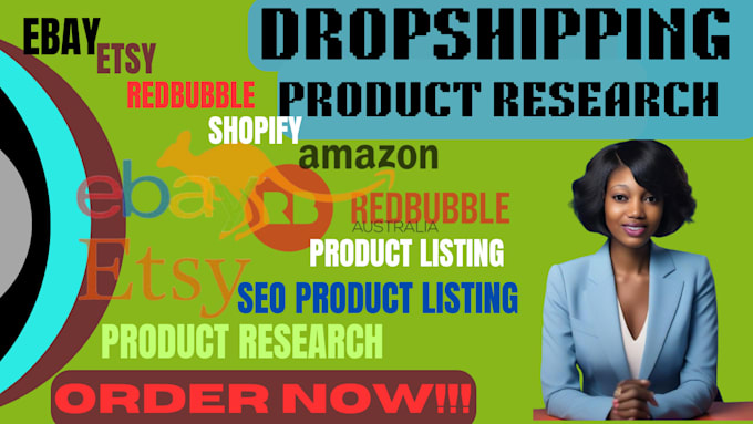 do etsy, ebay, shopify and amazon SEO product listing