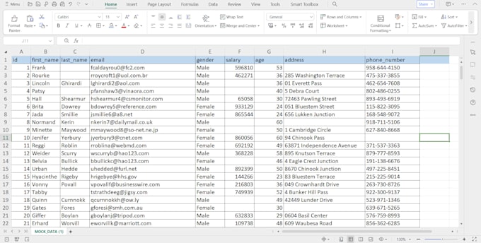 clean, dedup and organise your excel and CSV data