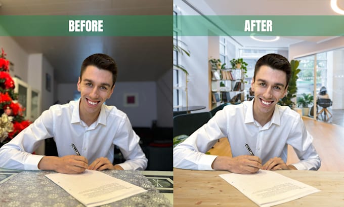 professionally remove unwanted objects and change text
