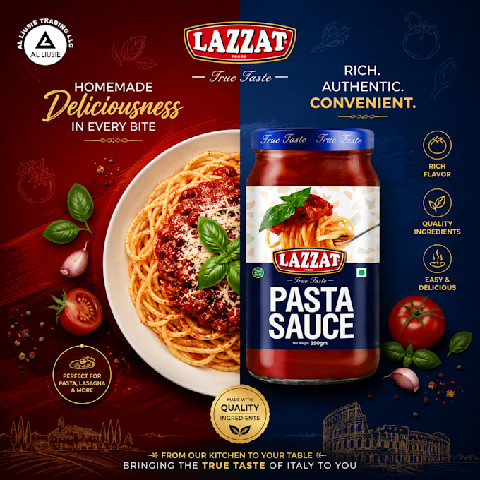 design premium social media posts for food and grocery brands