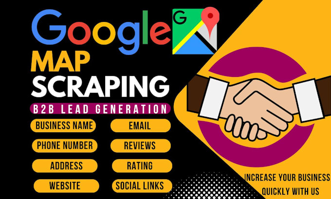 scrape google maps data for lead generation and b2b data extraction service