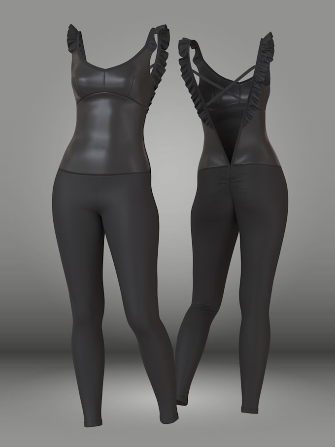 make 3d clothing, 3d mockup, 3d apparel or virtual fashion