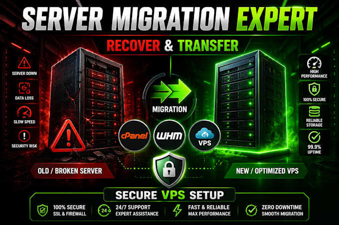 migrate cpanel whm server to new vps with zero downtime