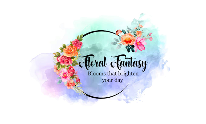 do watercolor boho botanical signature feminine and floral logo