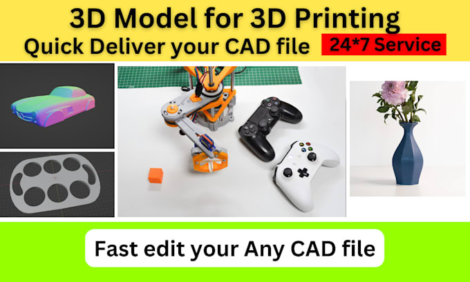 design your 3d model for 3d printing