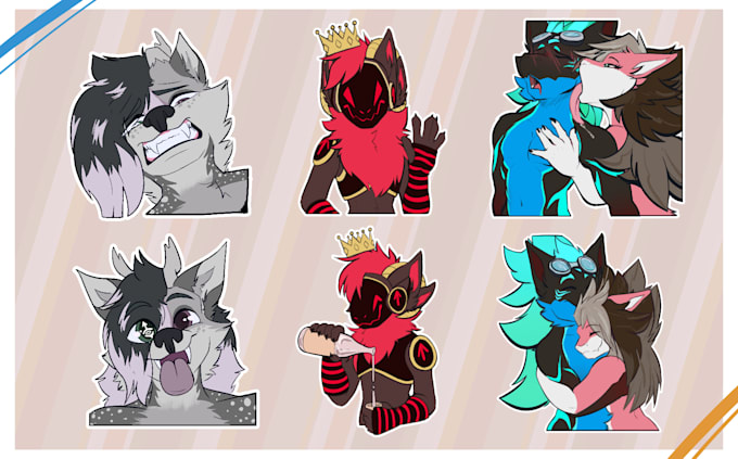 do furry sticker to you