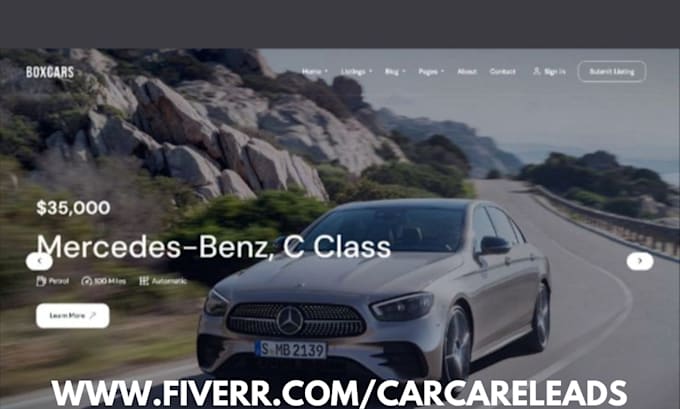 generate auto insurance auto dealer automobile auto finance car insurance leads
