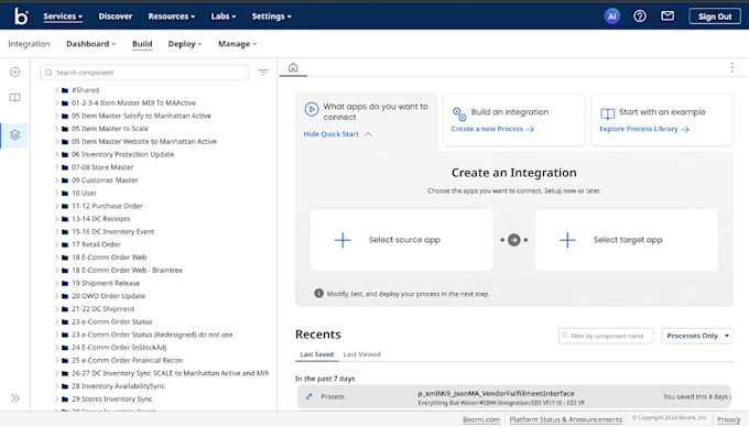 design and integrate data and apis using boomi, and mulesoft