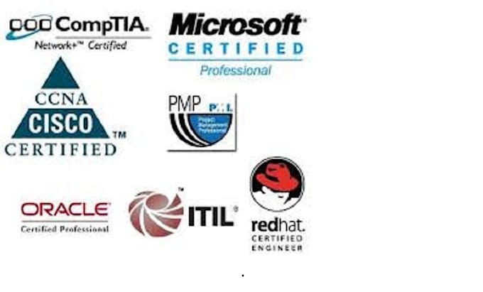 do comptia , awz , network and pmp certifications