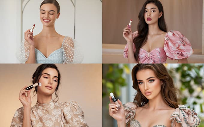 create ai generated product photography with model