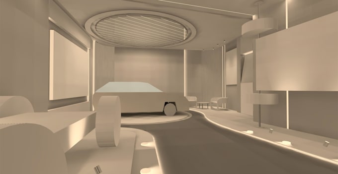 do lighting design for showroom, office and retail shop