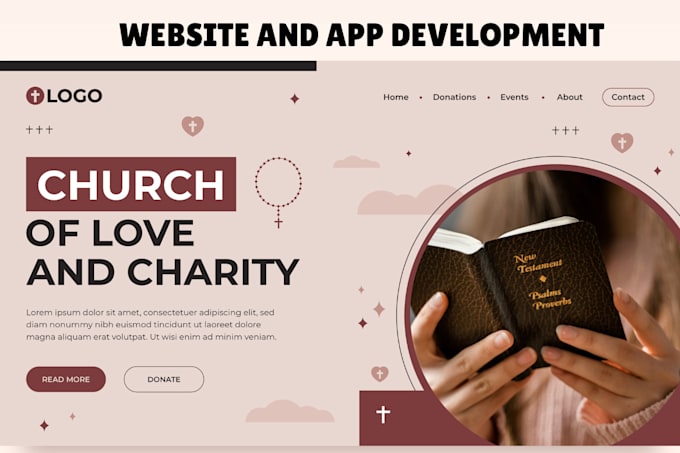 church website, christian website, christmas website