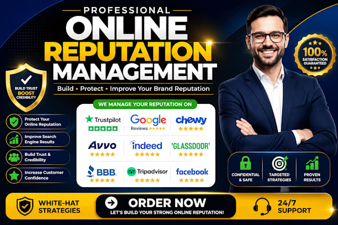 build positive brand reputation and effective online reputation ORM service