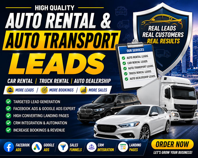 social media marketing for auto rental auto transport car rental truck rental