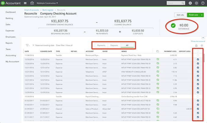 do data entry and bookkeeping for small businesses
