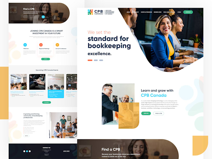 design bookkeeping website accounting website finance website tax relief website