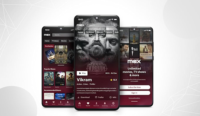 develop live tv channel app, iptv streaming app, series streaming app, ott app