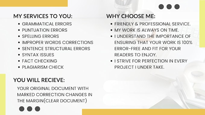 professionally proofread and edit your english text grammar, punctuation