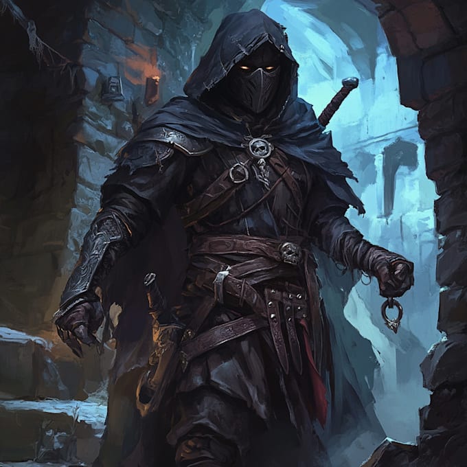 Make dnd character art and dnd character art by Jackonneru Fiverr