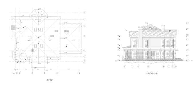 draw autocad 2d floor plan, architectural floor plan