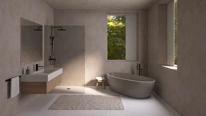 do realistic 3d interior rendering
