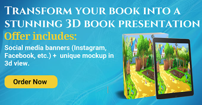 make a stunning 3d book graphic presentation