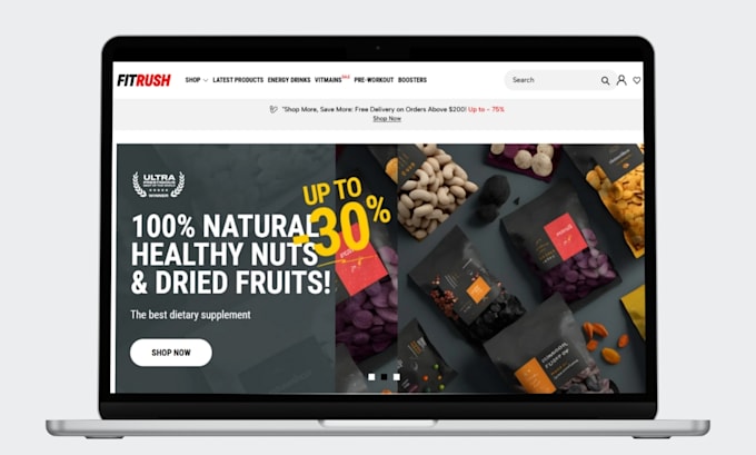 private label supplement shopify store peptide nootropic supplement website