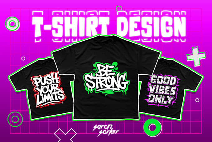 create rap graffiti typography tshirt design with ai