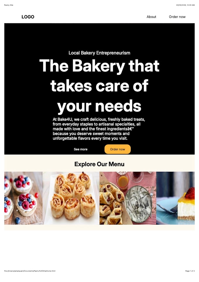 develop bootstrap and  javascript webpages