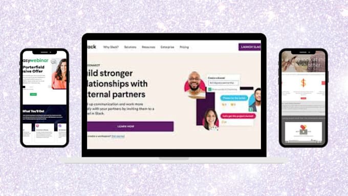 build high converting instapage, leadpages landingpage using unbounce