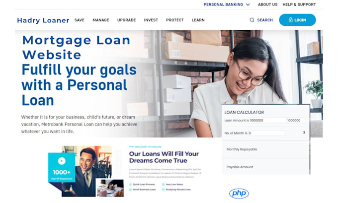 build loan mortgage finance accounting website