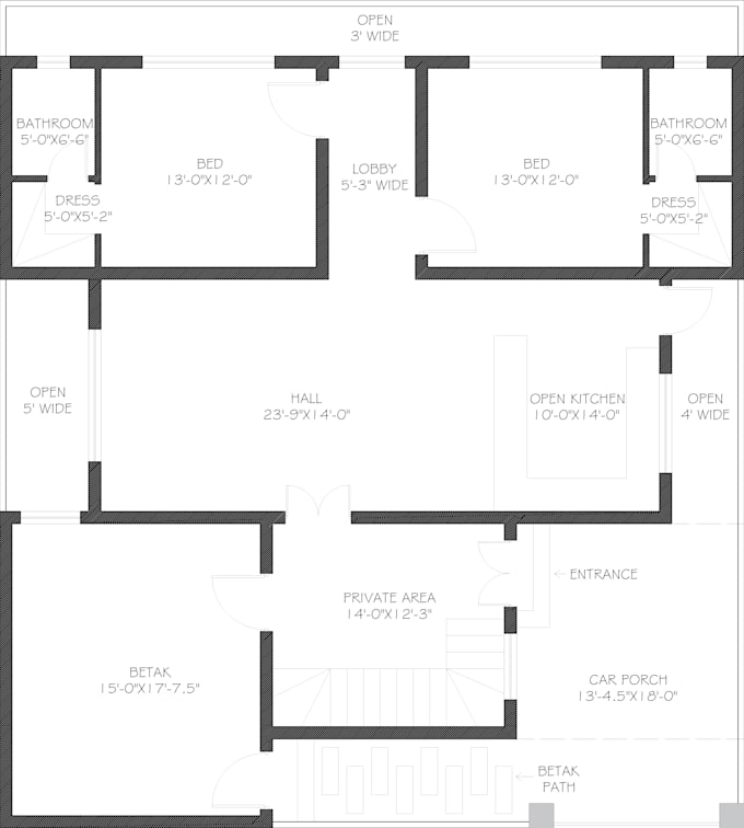 do 2d floor plan with autocad and revit