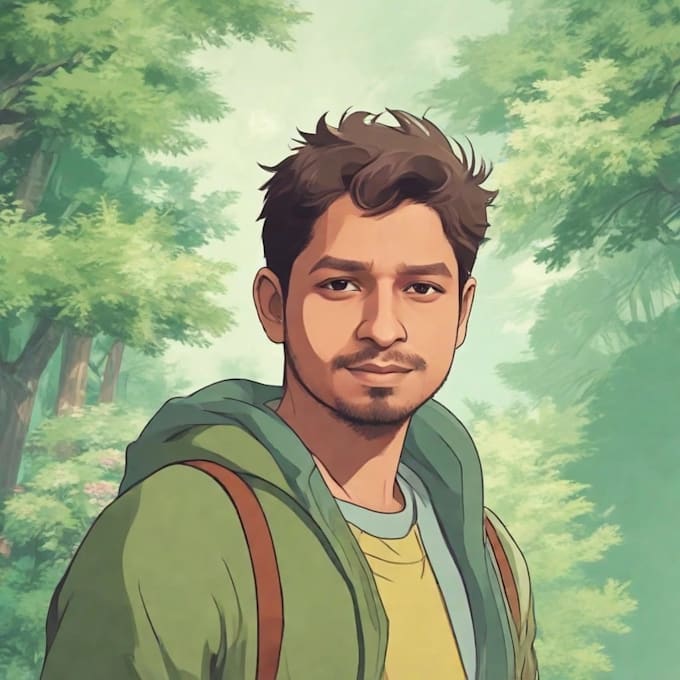 professionally convert your photo to anime