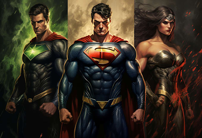 make you a comic superhero or character for you