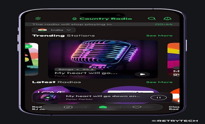 develop fully custom radio app for your business