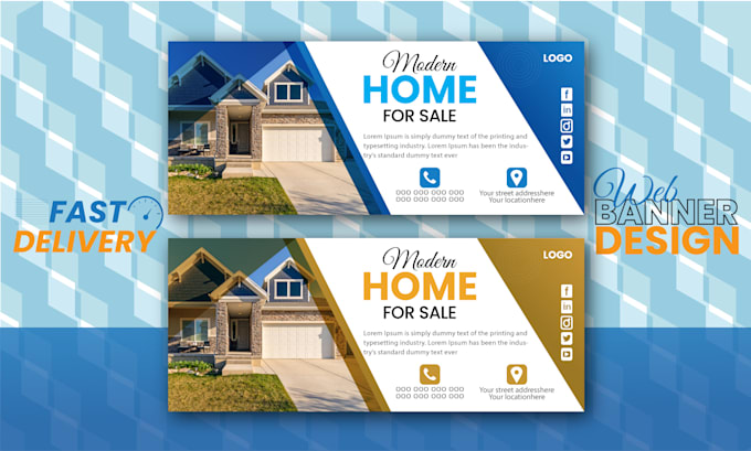 make a web banner, billboard design