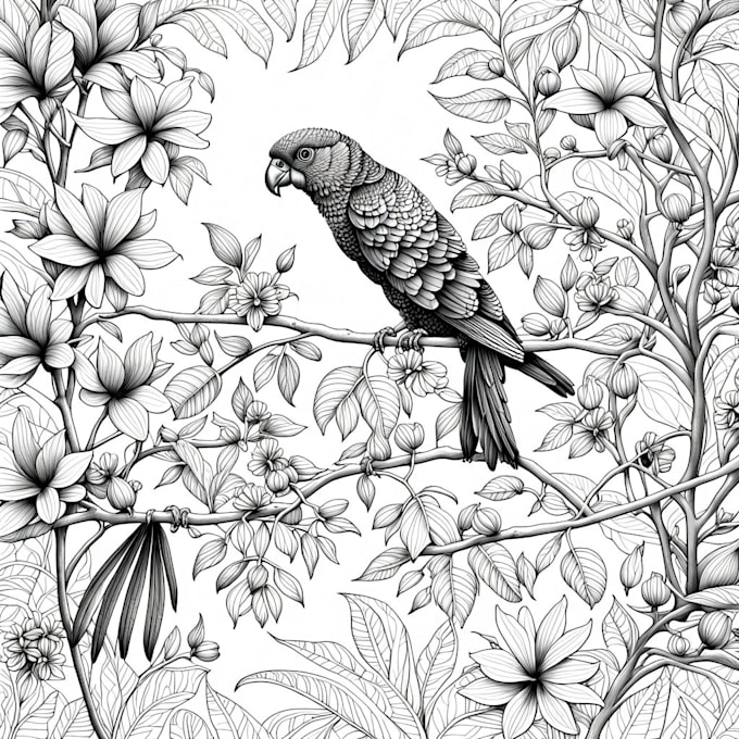 create flowers, trees or botanical illustration