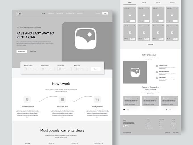 like to share with you the concept design of various websites
