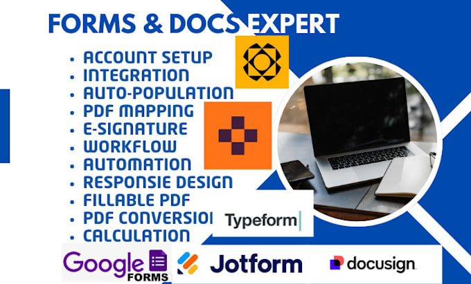 Create google form jotform typeform docusign paperform formsite ...
