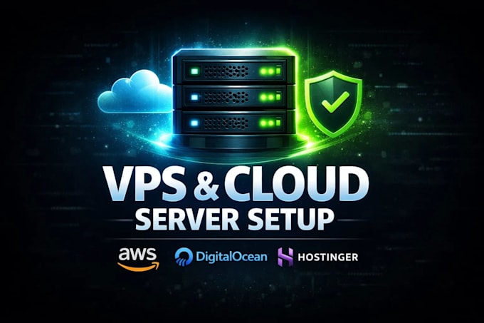 setup and optimize your vps or cloud server on hostinger, AWS, or digitalocean