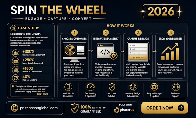create wheel of fortune game for gamification