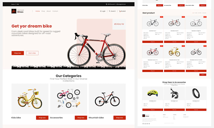 do awesome figma website design, app design, website mockups, UI UX design